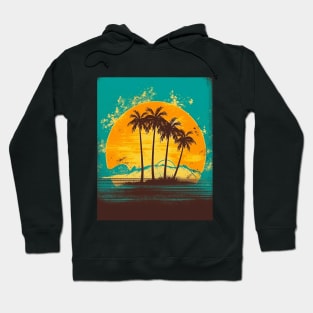 Vintage Tropics, Rediscover Summer's Exotic Adventure Hoodie